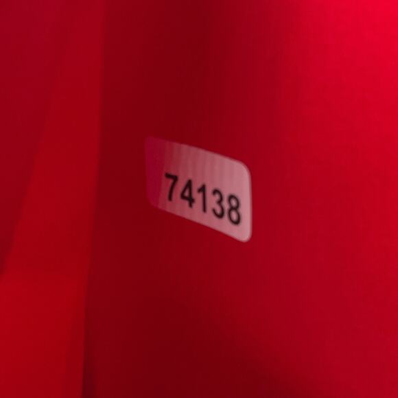 ADIDAS Jacket Mens L Trefoil Full Zip Retro Track Varsity 3 Stripe Nylon Red VTG - Picture 13 of 13